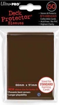 ULTRA-PRO Deck Protector - Solid Brown (Brązowe) 50 szt.