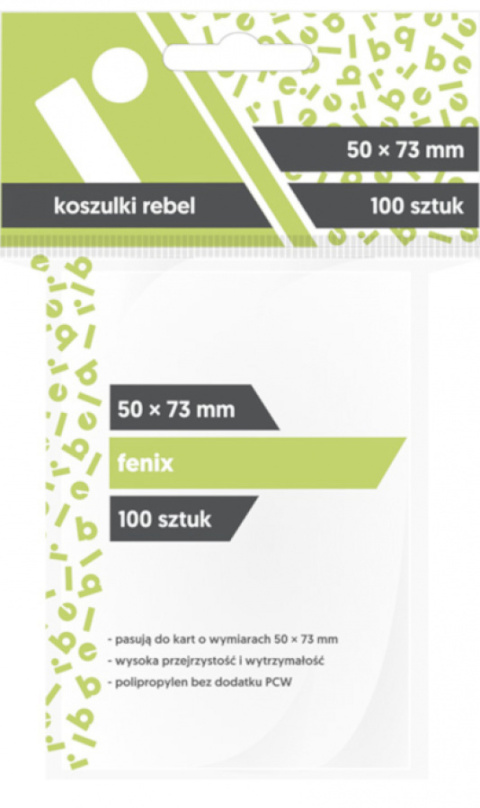 Rebel Koszulki na karty (50x73 mm) "Fenix", 100 sztuk