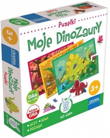 Już gram: Moje dinozaury - Puzelki