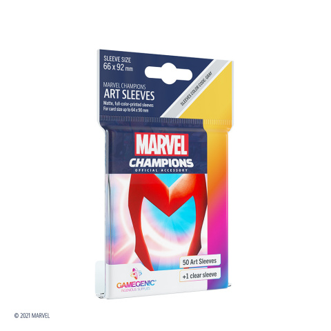 Gamegenic: Marvel Champions Art Sleeves (66 mm x 91 mm) Scarlet Witch 50+1 szt.