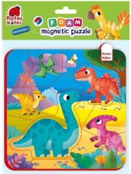 Roter Kafer Piankowe puzzle magnetyczne: Dinozaury