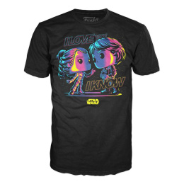 Funko POP Tees: Star Wars - Han Loves Leia