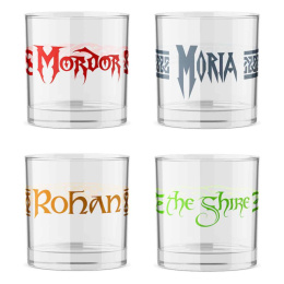 Lord of the Rings Shotglass 4-Pack - kieliszki