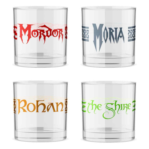 Lord of the Rings Shotglass 4-Pack - kieliszki