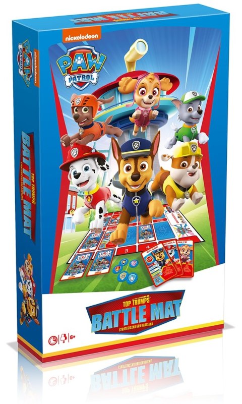 Winning Moves Top Trumps: Paw Patrol - Battle Mat - Strategiczna gra karciana