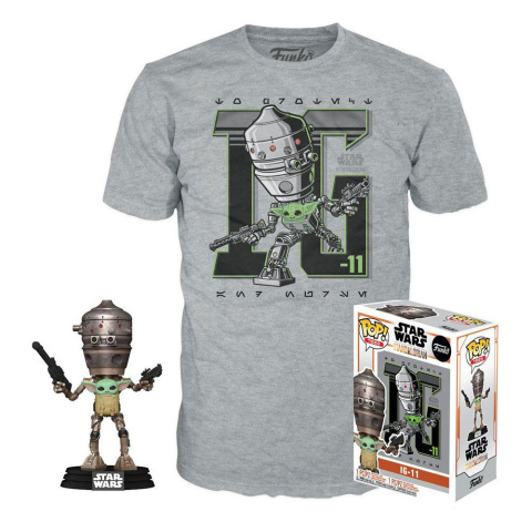 Funko Star Wars The Mandalorian POP! & Tee Box Child In Satchel Koszulka + figurka