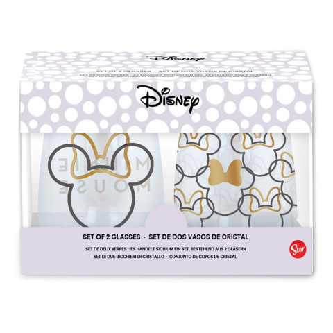 STOR Disney Crystal 2-Packs Minnie Mouse - szklanki