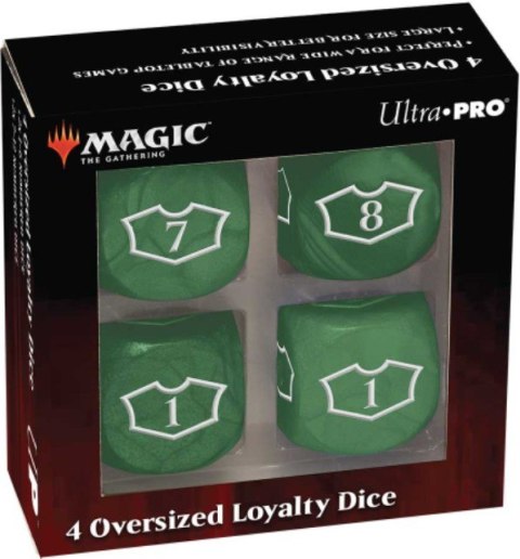 Ultra-Pro: Magic the Gathering - Forest - 22 mm Deluxe Loyalty Dice Set