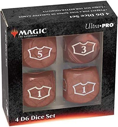 Ultra-Pro: Magic the Gathering - Red Mana - 22 mm Deluxe Loyalty Dice Set