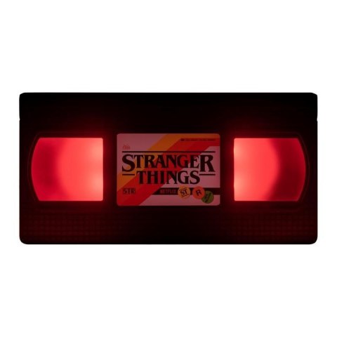 Lampka Stranger Things VHS logo