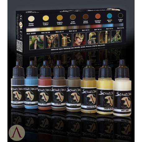 Scale 75 Scale 75: NMM Gold and Copper Paint Set