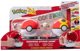 Jazwares Pokémon: Surprise Attack Game - Rowlet vs. Rockruff