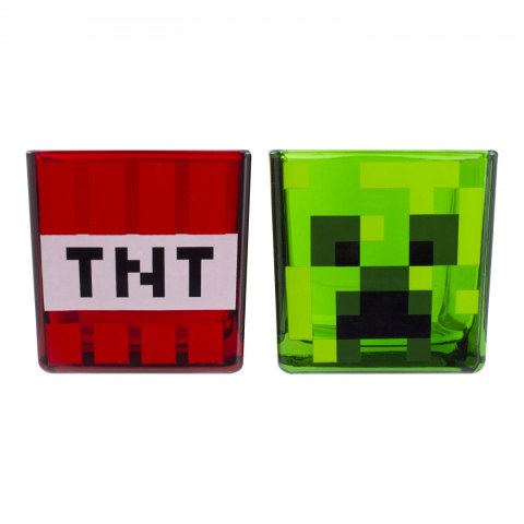 Zestaw szklanek Minecraft Creeper oraz TNT