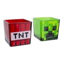 Zestaw szklanek Minecraft Creeper oraz TNT