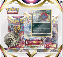 Pokémon TCG: Sword & Shield - Lost Origin - 3-Pack Blister Weavile