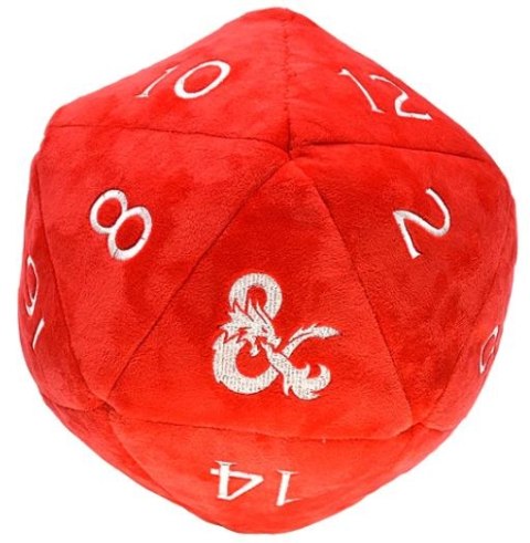 Ultra-Pro Ultra Pro: Dungeons & Dragons - Red and White D20 Jumbo Plush Dice