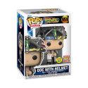 Funko POP Tee Box Movies: Back to the Future - Doc with Helmet (Glow in the Dark)