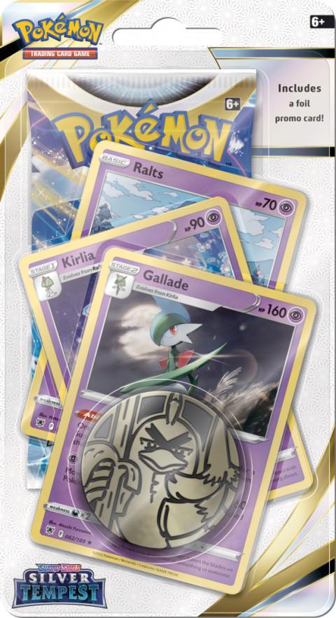 Pokemon TCG: Silver Tempest Premium Checklane Blister - Gallade