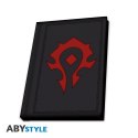 World of Warcraft gift set: XXL glass, keychain, notebook "Horde" / zestaw prezentowy World of Warcraft: szklanka XXL, brelok, n