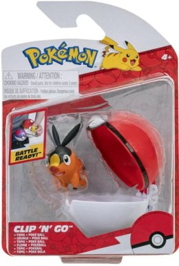 Jazwares Pokémon: Clip'N'Go - Tepig + Pokeball