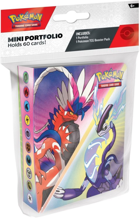 Pokemon TCG: Scarlet & Violet - Mini Portfolio na 60 kart + booster