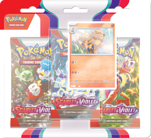 Pokemon TCG: Scarlet & Violet - 3-pack Blister - Arcanine