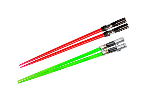 Star Wars Chopstick Darth Vader & Luke Skywalker Lightsaber Chopstick Battle 2-Set