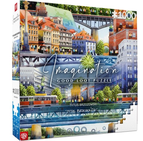 Good Loot Good Loot Puzzle: Imagination - Tytus Brzozowski - Warszawskie mosty (1000 elementów)