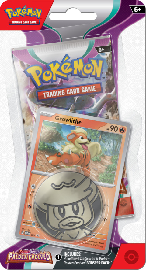 Pokémon TCG: Paldea Evolved - Checklane Blister [Growlithe]