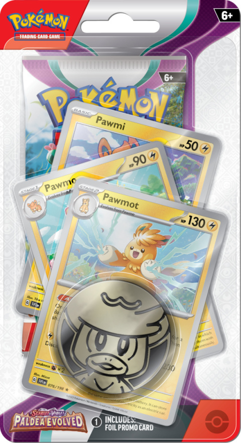 Pokémon TCG: Paldea Evolved - Premium Checklane [Pawmot]