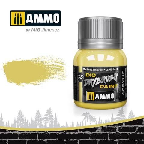 Ammo: DIO Drybrush - Medium German Yellow Ammo: DIO Drybrush - Medium German Yellow