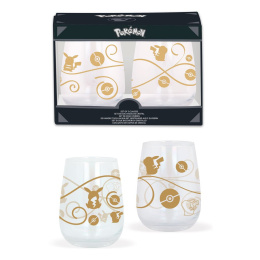 STOR Pokemon Crystal Glasses 2-Packs - szklanki