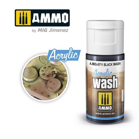 Ammo: Acrylic Wash - Black Wash