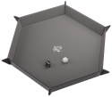 Gamegenic: Magnetic Dice Tray - Hexagonal - Black/Gray