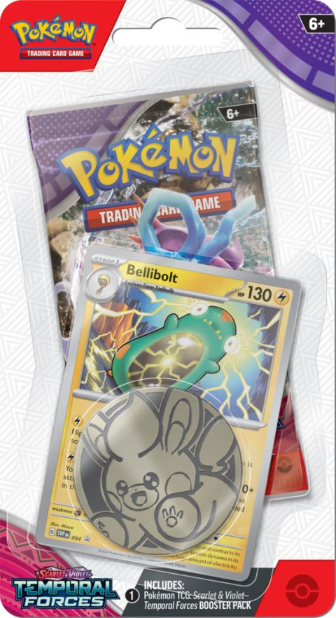 Pokemon TCG: Temporal Forces - Checklane Blister [Bellibolt]