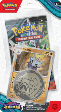 Pokemon TCG: Twilight Masquerade - Checklane Blister [Pupitar]