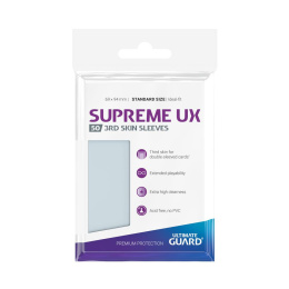 ULTIMATE GUARD Supreme UX 3rd Skin Sleeves Standard Size Transparent (50)