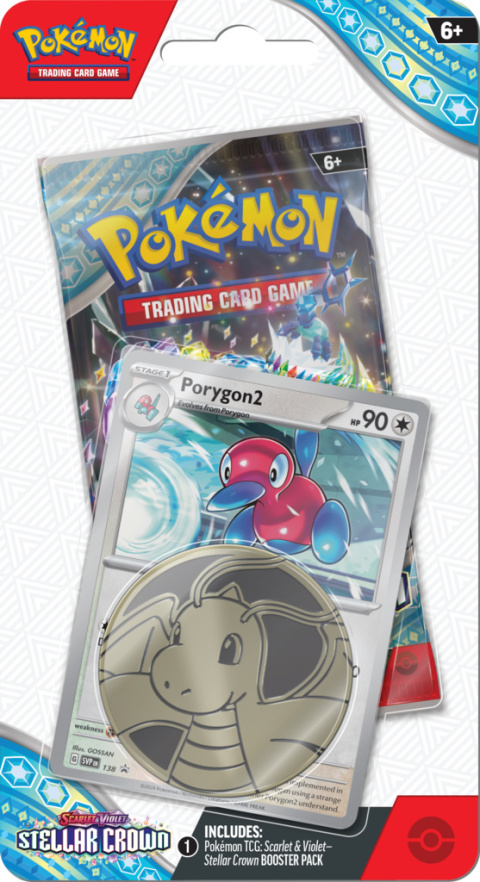 Pokemon TCG: Stellar Crown - Checklane Blister [Porygon2]