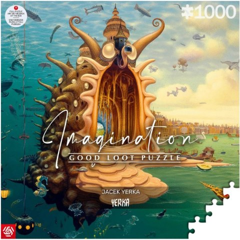 Good Loot Puzzle: Imagination - Jacek Yerka - Port / Harbor (1000 elementów)