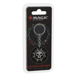 Magic the Gathering Keychain Black Mana - brelok