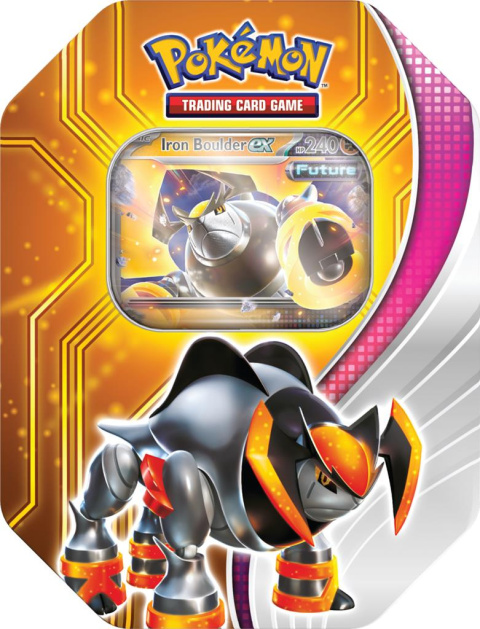 Pokemon TCG: Paradox Destinies Ex Tin - Iron Boulder ex