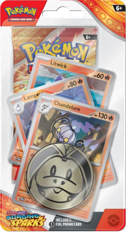 Pokemon TCG: Surging Sparks - Premium Checklane Blister [Chandelur]