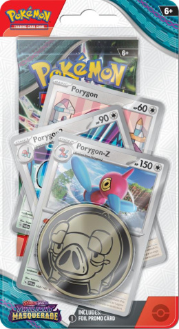 Pokemon TCG: Twilight Masquerade - Premium Checklane Blister [Porygon]