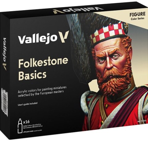 Vallejo: 70.101 - Model Color - Figure - Folkestone Basics (16 x 18 ml)