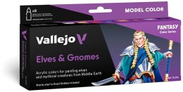 Vallejo: 70.242 - Model Color - Fantasy - Elves & Gnomes (8x18 ml)