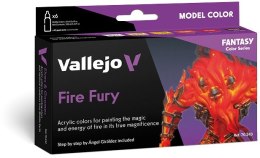 Vallejo: 70.243 - Model Color - Fantasy - Fire Fury (6 x 18 ml)