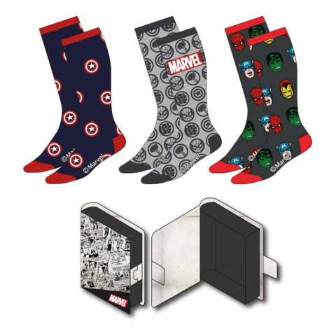 Marvel Socks 3-Pack - skarpetki [38-45]