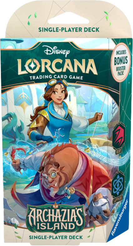 Disney Lorcana: Archazia's Island (CH7) - Ruby & Sapphire - Starter Deck (1)