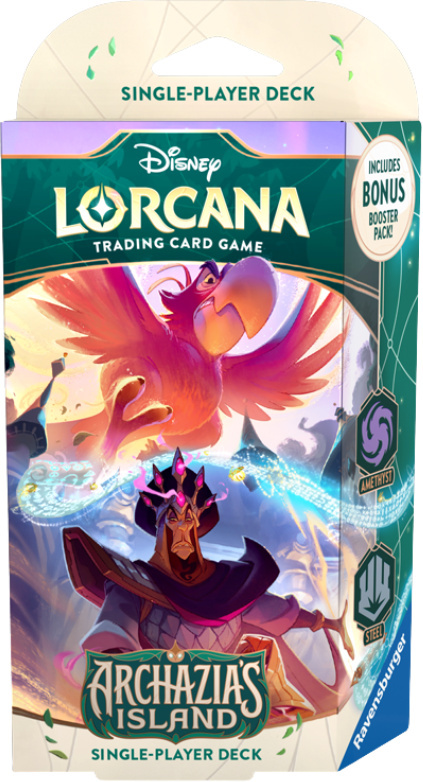 Disney Lorcana: Archazia's Island (CH7) - Amethyst & Steel - Starter Deck (1)