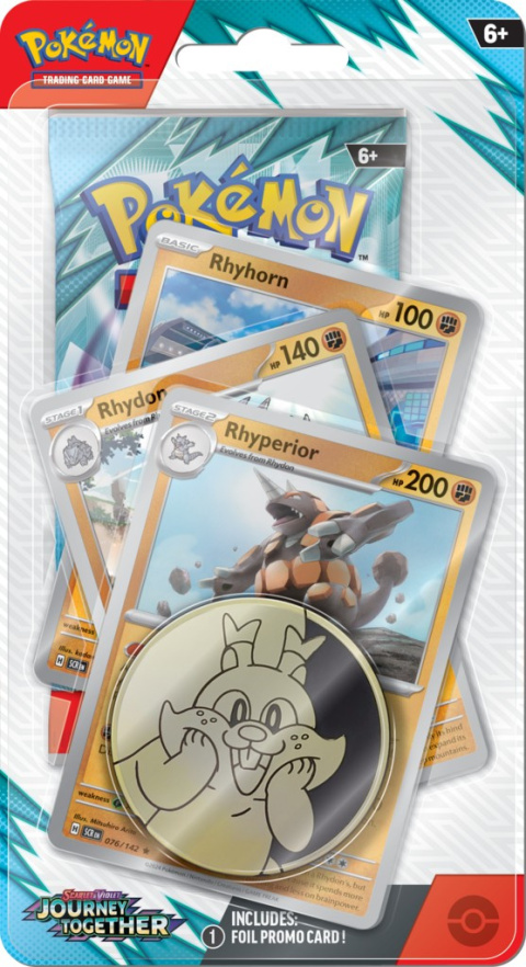 Pokemon TCG: Journey Together - Premium Checklane Blister [Rhyperior]